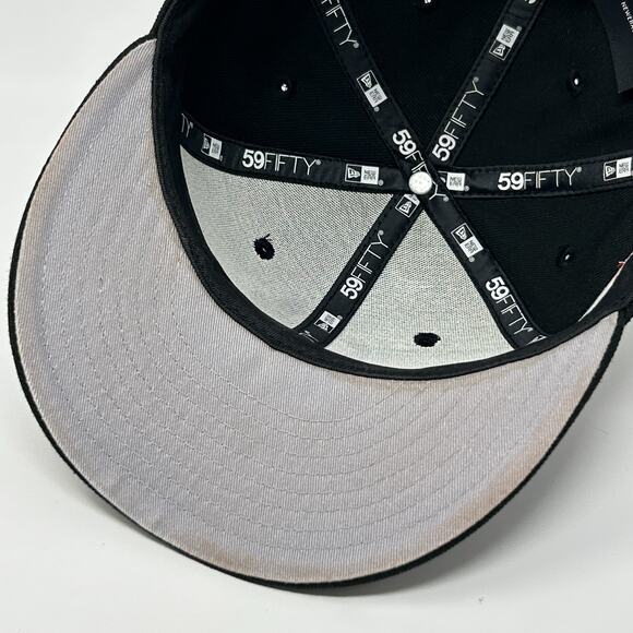 San Francisco Giants Japan Flag Hat Baseball Cap New Era MLB Black Fitted 7 1/4 - Picture 6 of 10